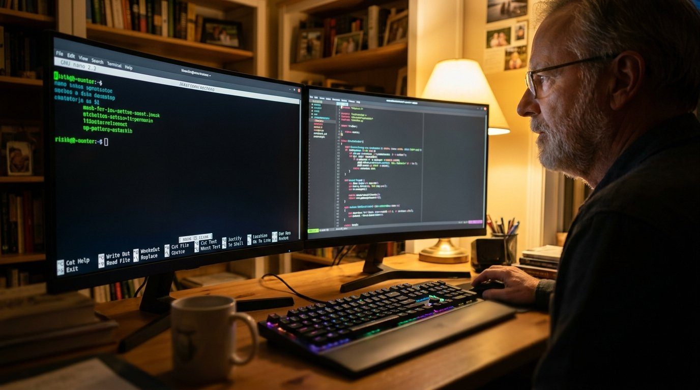 محررات النصوص في لينكس: دليل شامل لـ nano و vim للمبتدئين والمحترفين
