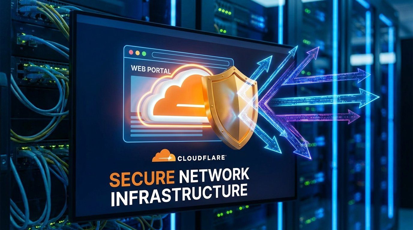 Cloudflare لموقعك: الربط والإعدادات التي تهمّ