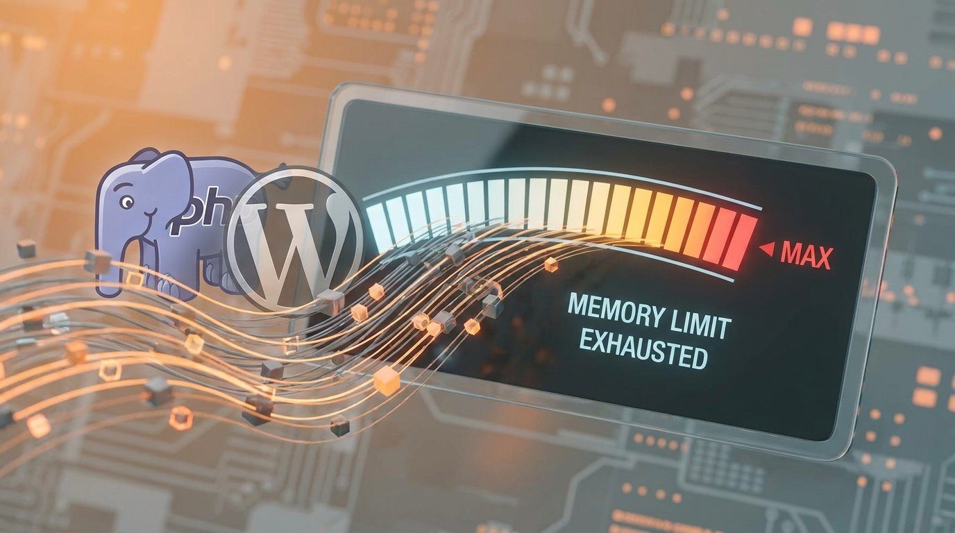 «Allowed memory size exhausted»: رفع ذاكرة PHP في ووردبريس