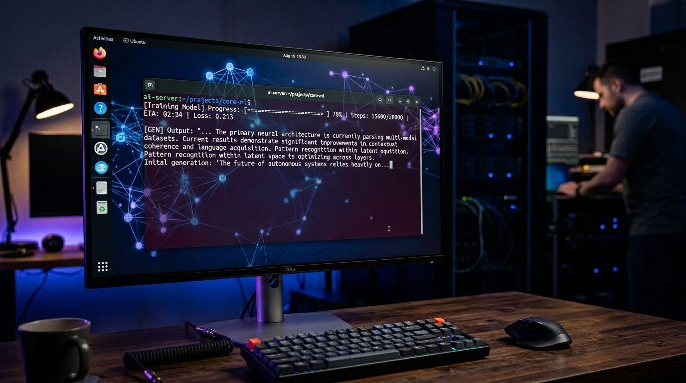 كيف تثبت Ollama وتشغّل نموذج AI محلياً على Ubuntu 22.04